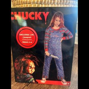 Womens Chucky Costume - Child's Play like new size small 2-4